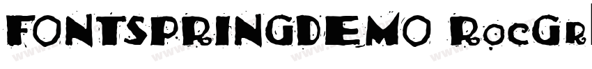 FONTSPRINGDEMO RocGr字体转换